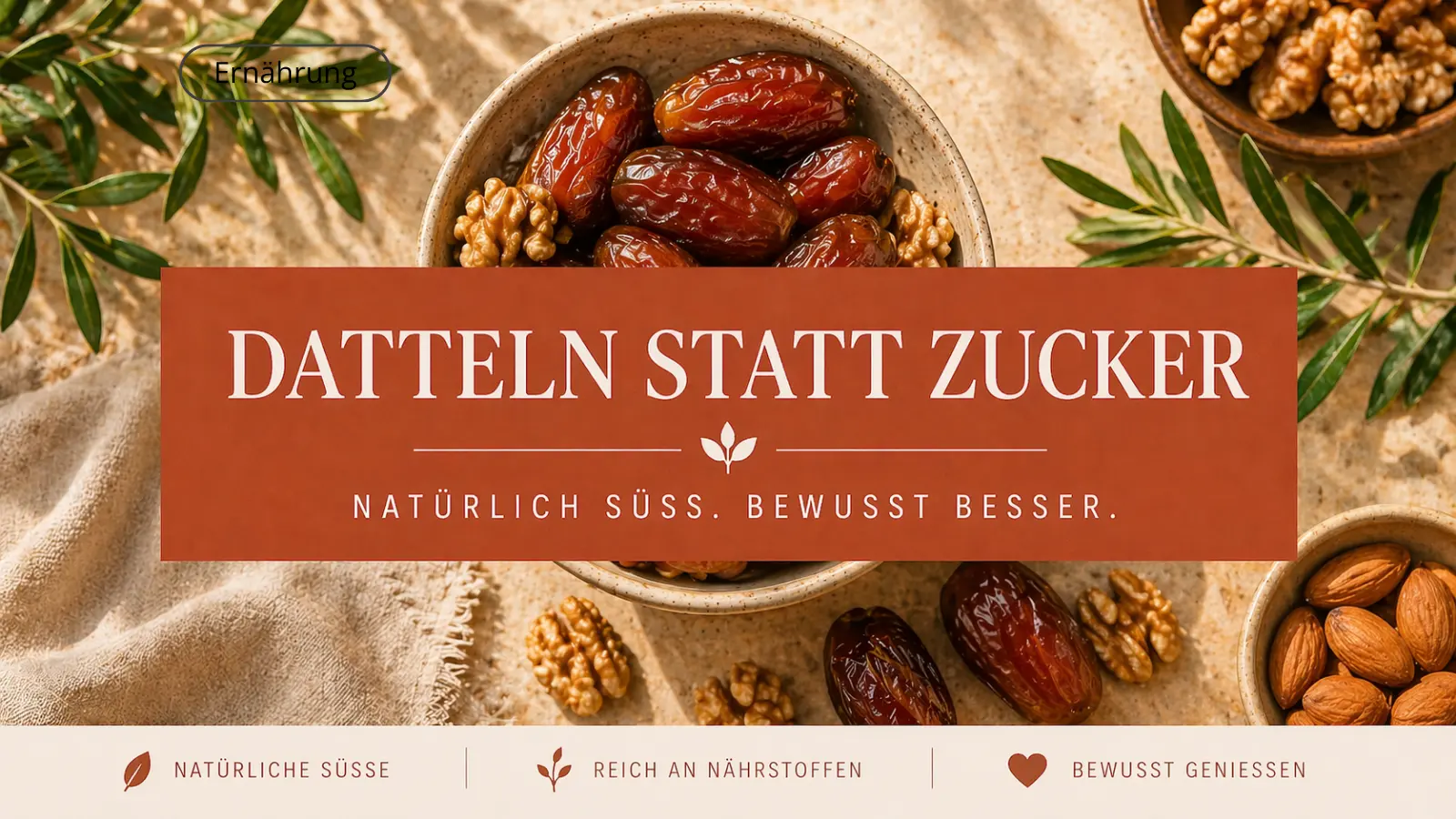 🍯 Datteln als Zuckerersatz: Gesund süßen mit natürlichen Datteln