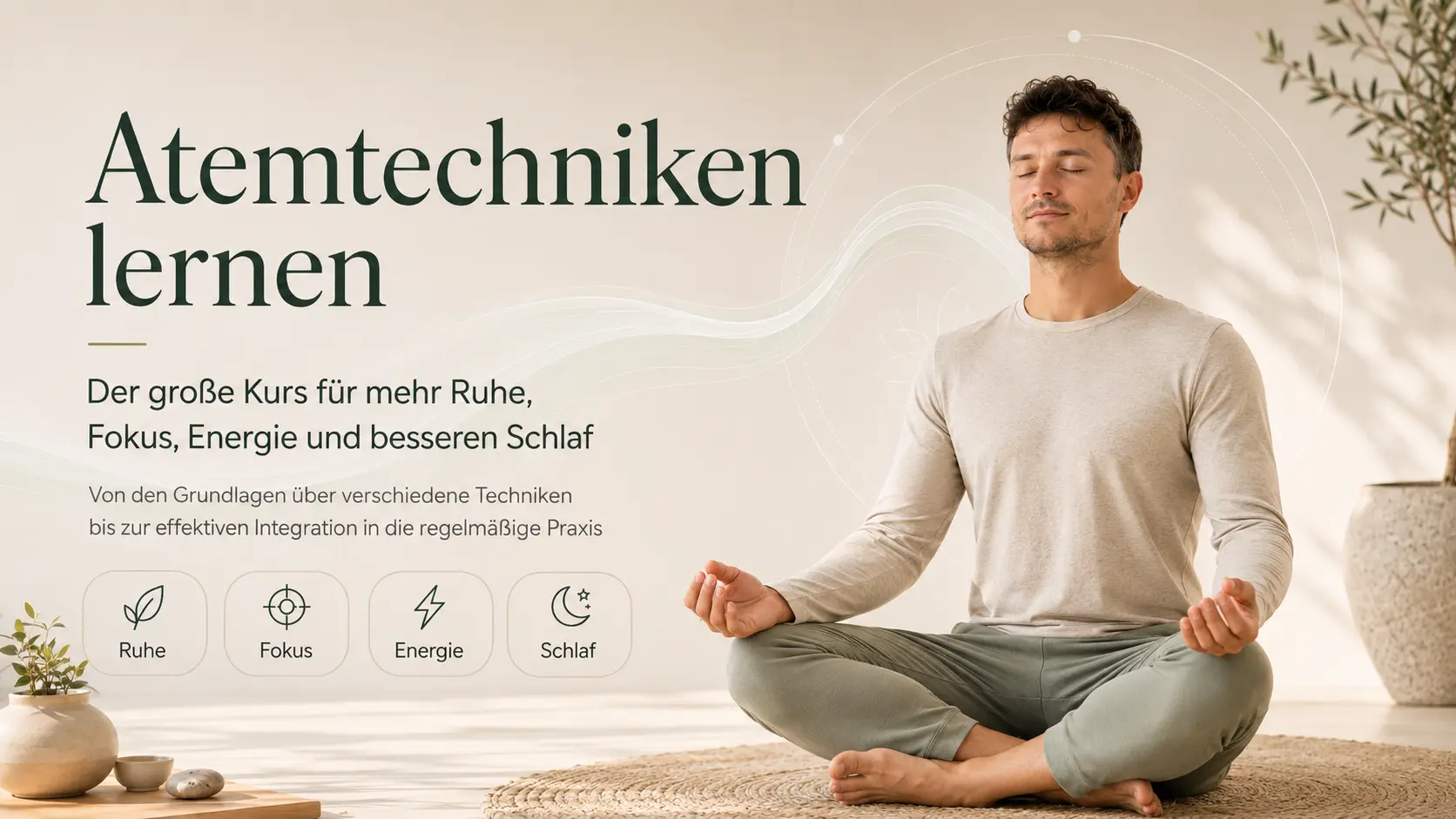 Atemtechniken gegen Stress, für Fokus und besseren Schlaf