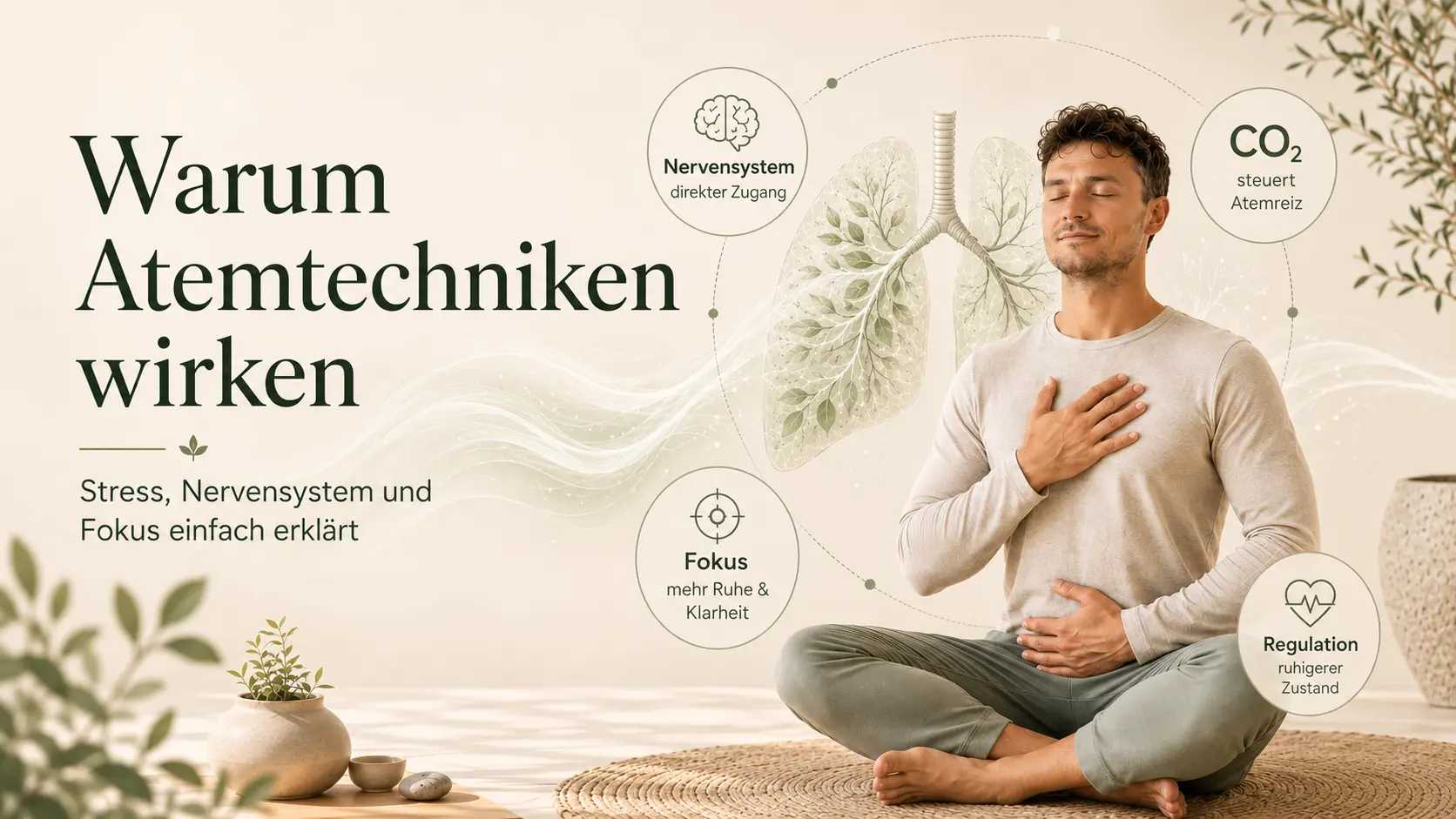 Warum Atemtechniken wirken: Stress, Nervensystem und Fokus einfach erklärt